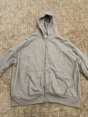 American Eagle Oversized Zip Up Hoodie